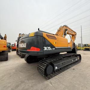 รถขุดไฮดรอลิกมือสอง Hyundai 305 LC-9T รุ่นปี 2022 ขนาด 30 ตัน บุ้งกี๋ 1.34 เมตร แบบตีนตะขาบ เครื่องยนต์ดีเซลกำลังสูง ราคาประหยัด - Product Image 1