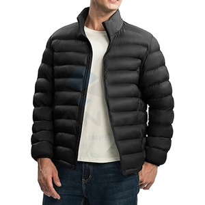 Veste matelassée légère personnalisée pour hommes Manteau matelassé résistant à l'eau avec capuche détachable Voyage Randonnée Ski Marque OEM - Product Image 5