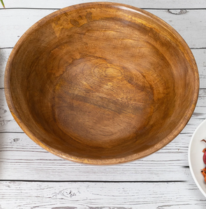 Ensemble de saladiers en bois d'acacia massif de haute qualité, écologiques, style américain, ustensiles de cuisine, bols à mélanger - Product Image 5