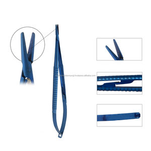 Portaagujas Manual CASTROVIEJO con Recubrimiento de Titanio WPS-FD-18, Kit Quirúrgico Certificado ISO13485 para Uso en Hospitales y Clínicas ORL - Product Image 6