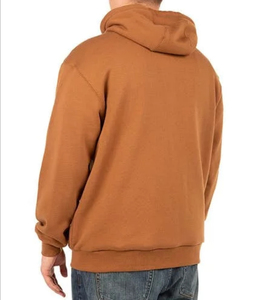 Alta calidad al por mayor de algodón polar con capucha 1/4 Zip hombres Sudadera con capucha liso Vintage bordado personalizado hombres Sudadera con capucha para invierno - Product Image 2