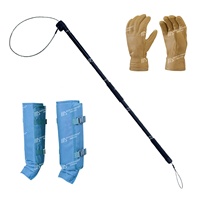 Kit d'outils vétérinaires ODM, gants anti-aboiement, protège-jambes, 100% imperméable, résistant aux morsures, pôle à élingue en alliage de haute qualité pour chien et animal