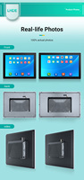 PC industriel à écran tactile mural/de bureau, étanche IP65, 15,6 18,5 21,5 24 27 pouces, 4K, Android 10, Wifi6, RS232