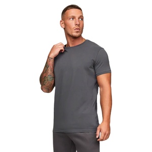 Venta al por mayor verano gimnasio camisetas de alta calidad de secado rápido Fitness Casual manga corta Top para hombre diseño en blanco camiseta - Product Image 1