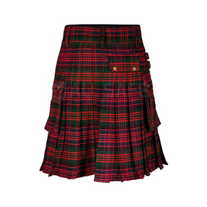 Kilt solide utilitaire écossais pour hommes tissu de mélange de coton durable de haute qualité classique Highland Wear Festivals événements personnalisés - Product Image 2