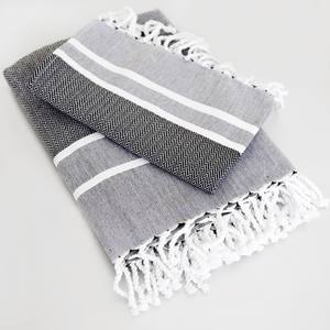 2024 qualité supérieure 100% coton rayé Fouta serviette taille personnalisée séchage rapide écologique sans sable Style turc Avior Direct - Product Image 2