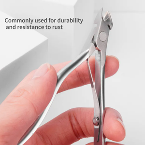 Usine directe en acier inoxydable coupe-ongles pointu mâchoire Salon cuticule pince manucure pédicure bébé doigt Cutter outil - Product Image 2