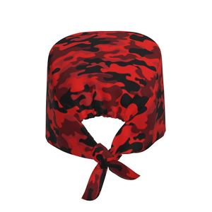 Bonnets de chirurgien unisexes de haute qualité, ajustables, multicolores, en coton, confortables, à usage médical, logo personnalisé OEM, nouveau design - Product Image 2