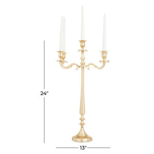 Top Meilleure Qualité Grand Bougeoir Avec Or Fini Conception Unique Candélabre De Taille Personnalisée À Prix Acceptable Décor De Mariage - Product Image 6