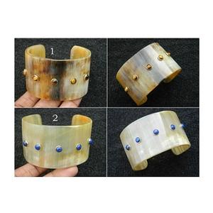 Promoción al por Mayor, Nuevo Diseño de Brazalete de Cuerno con Agua, Joyería de Latón, Joyería de Moda Hecha a Mano, Diseño Moderno, Estilo de Lujo - Product Image 6
