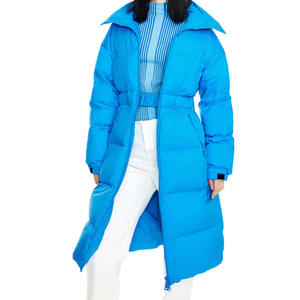 Fabricante profesional, venta al por mayor, chaquetas universitarias de Invierno para mujer, chaquetas acolchadas largas transpirables de moda de último estilo para mujer - Product Image 1