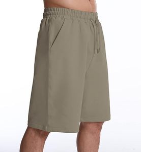 Shorts de golf décontractés pour hommes en polyester léger, séchage rapide, respirants, avec poches, taille élastique, logo personnalisé, à enfiler, couleur unie - Product Image 6