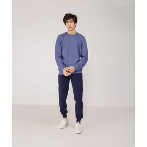 Sweat-shirt personnalisé pour hommes Ensemble pantalon de survêtement Ensemble de jogging uni en coton 2 pièces Ensemble de sweat-shirt et pantalon de survêtement unisexe - Product Image 3