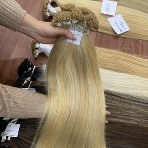 Extensions de cheveux naturels vietnamiens à pointe plate, kératine, double tirage, cuticules alignées, qualité supérieure, fournisseur de cheveux bruts - Product Image 2