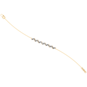 สร้อยข้อมือเทนนิสเพชรสำหรับผู้หญิงสร้อยข้อมือทอง14K สุดหรูเหมาะสำหรับเป็นของขวัญ - Product Image 3