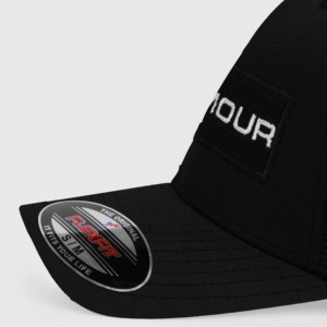 Gorra Trucker GA Negra de Malla con Logotipo Serigrafiado, Talla Única para Negocios, Pesca, Estilo Formal y Personalizado - Product Image 4