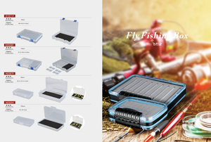 Boîte de pêche à la <span class=keywords><strong>mouche</strong></span> transparente à double face en plastique ABS pour nymphes et banderoles - Product Image 2