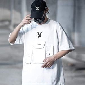 T-shirt Techwear pour hommes Chemise Street Wear T-shirts Cyberpunk Séchage rapide Logo personnalisé T-shirts Techwear vintage pour hommes Vêtements respirants - Product Image 5