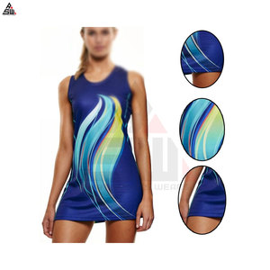Custom Made Digital Printing Plus Size Breathable 100% Polyester Netball Uniform Unisex Adult OEM Service Best Selling - Product Image 6