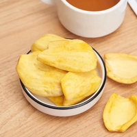 Gedroogde Jackfruit Chips Goede Kwaliteit Gedroogde Jackfruit Chip Vacuüm Gebakken Jackfruit Knapperig