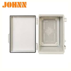 Boucle en acier inoxydable plastique ABS IP65 boîtier électrique gris extérieur boîte de jonction vis métalliques étanches - Product Image 1