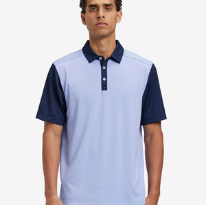 Polo de Golf cómodo y transpirable para hombre, holgado, de secado rápido, sostenible, antibolitas, cuello alto para ropa informal y relajada - Product Image 3