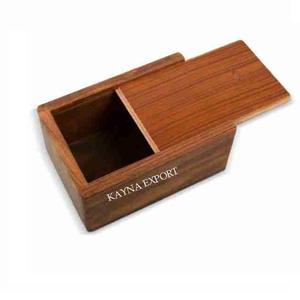 Urna de madera de mango hecha a mano de diseño simple para cenizas humanas y uso funerario - Product Image 1