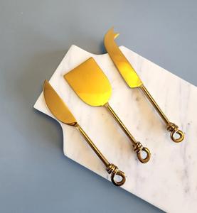 Top Selling Antique Design <b>Cheese</b> Knife <b>Set</b> Hand Forged Knotted Handle Stainless Steel Kitchen Home Use Wholesale Handicraft - Product Image 4