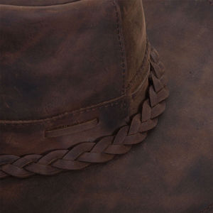 Haute qualité Western American cuir mexique Cowboy chapeau homme équitation Cowboy chapeau hiver Cowboy chapeau extérieur respirant royaume-uni - Product Image 5