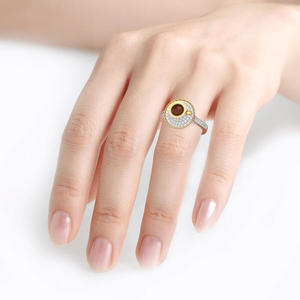 แหวนแฟชั่นเงินสเตอร์ลิงรูปถ้วยกาแฟยามบ่ายแสนโรแมนติกจากเจลิยา - Product Image 4