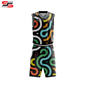 Custom Team Name Numbers Breathable Basketball Uniforms Professional High Quality Basketball Jersey & Shorts Set OEM - Product Image 5