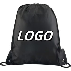 กระเป๋าเป้สะพายหลังเชือกรูดน้ำหนักเบากันน้ำสำหรับไปโรงเรียนการเดินทางกีฬามีหลายสีโลโก้ออกแบบได้ตามต้องการ - Product Image 5