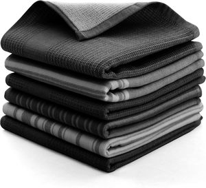 Chiffons de nettoyage en microfibre de coton très absorbants serviettes de cuisine pour une utilisation multifonctionnelle dans la cuisine de bureau de voiture à domicile - Product Image 1