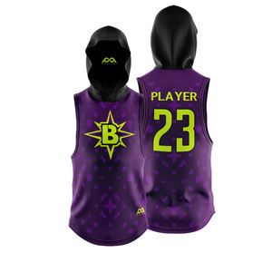 7on7 drapeau football uniforme impression par sublimation extensible polyester compression tissu 7v7 football uniformes paquets en gros - Product Image 3