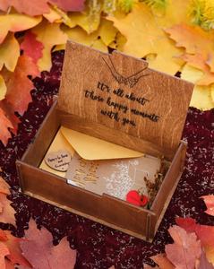 Boîte à souvenirs en bois en gros boîte artisanale en bois inachevée boîte-cadeau de luxe - Product Image 2