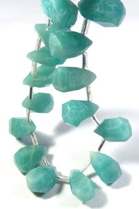 อัญมณีหยดน้ำตาอเมซอน8เส้นอัญมณีเจียระไนแบบเหลี่ยมเพชรพลอยหลวมขนาด11.5-16.5มม. สำหรับอเมซอน - Product Image 5