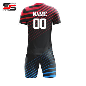 Ensemble de maillots d'entraînement de football pour hommes, impression numérique personnalisée, prix de gros, été - Product Image 6