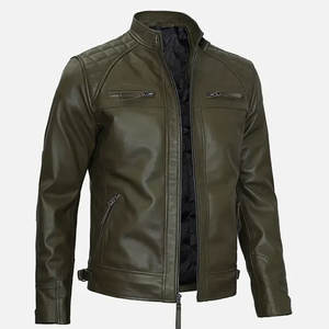 Chaqueta de Motociclista Moderna para Hombre con Cierre de Cremallera, Diseñada para la Conducción Urbana y como Chaqueta de Moda Diaria - Product Image 4
