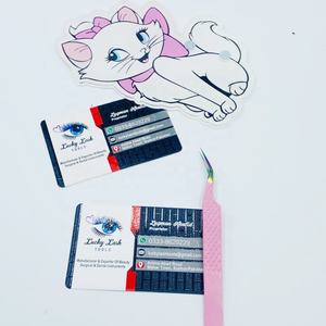 Support à cils en acrylique professionnel moderne et durable en forme de chat mignon pour extensions de cils – Vente en gros - Product Image 6