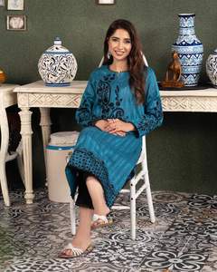 Vestidos de mujer indios paquistaníes informales de calidad superior recién llegados 2024 Salwar kameez vestidos de césped ODM 1930 - Product Image 4