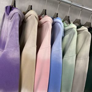 เสื้อฮู้ดผ้าฝ้าย100% ซักกรดไฮสตรีทซีรีย์ซักได้เสื้อกันหนาวแบบมีฮู้ดชุดซักกรดเสื้อมีฮู้ด - Product Image 1