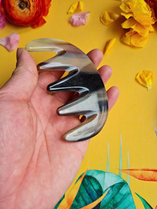 Peine de cuerno de búfalo listo para caja de regalo Embalaje Producto para el cabello Marcas y cadenas de distribución de exportación - Product Image 3