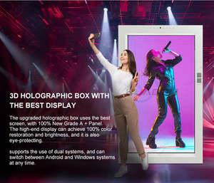 Caja Holográfica 3D Interactiva de 86 Pulgadas, Tamaño Humano, Vitrina LCD Transparente, Pantalla Táctil, Holoportación, Proyección en Tiempo Real - Product Image 4