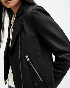New Arrival Women High Quality Biker Genuine Cowhide Leather Hot Fashion Breathable <b>Jacket</b> - Product Image 6