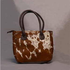 กระเป๋าโท้ทหนังวัวแบบตะวันตกกระเป๋าสะพายไหล่พิเศษกระเป๋าหนังวัวสไตล์ตะวันตกสำหรับเป็นของขวัญกระเป๋าถือสุภาพสตรีทำมือ - Product Image 2