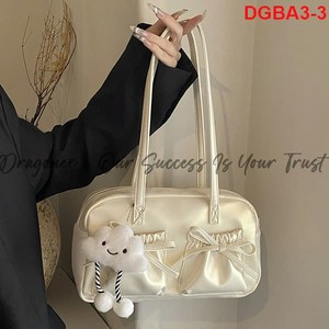 [Tendencia caliente] Bolso de hombro para mujer Versión coreana Tendencia Cuerda Arco Plisado Lado brillante Estilo de ballet Clip de axila para mujer - Product Image 4