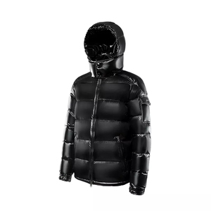 Unisex Winter Puffer Jacket Customized Shiny Quilted American Style Warm Windbreaker <b>Bubble</b> <b>Coats</b> Formal and Comfortable - Product Image 3
