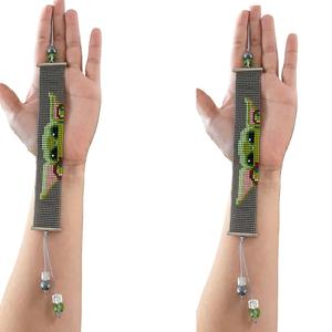 Seed Beads Embroidered Car Hanging Decorations Quality Beaded Car Hanging Ornament New Design Full Customized Beaded Car Charm - Product Image 4