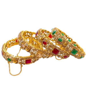 Gran oferta, joyería India más exigente, pulseras y brazaletes hechos a mano para mujer, conjuntos de joyería de moda para boda, fiesta y regalo - Product Image 2