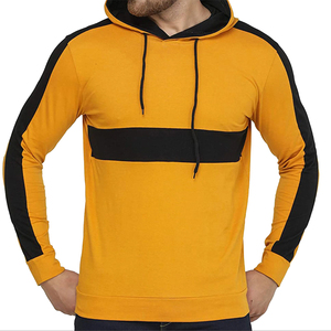 Sweat à capuche d'hiver pour homme grande taille, coupe classique, avec logo personnalisé sur le devant, doublure polaire respirante, mélange coton/bambou/polyester - Product Image 2